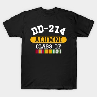 DD-214 Alumni Class of Vietnam Veteran Pride T-Shirt